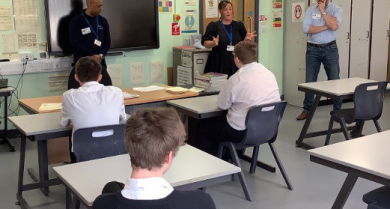 PH Jones deliver careers sessions to...
