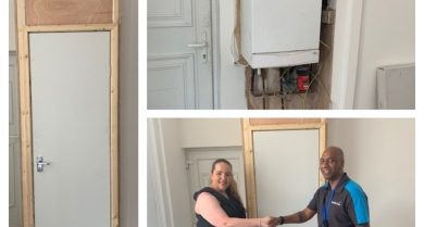 Team help improve community café for...